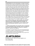 Preview for 14 page of Mitsubishi Electric 3DC-100S Owner'S Manual