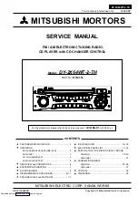 Preview for 1 page of Mitsubishi Electric 8701A053 Service Manual