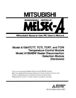 Preview for 1 page of Mitsubishi Electric A1 S64TCRI User Manual
