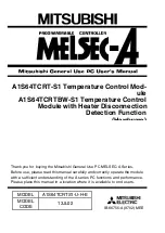 Preview for 1 page of Mitsubishi Electric A1S64TCRT-S1 User Manual