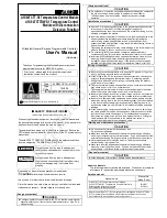 Preview for 1 page of Mitsubishi Electric A1S64TCTT-S1 User Manual