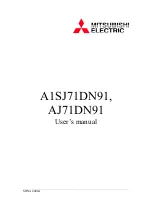 Preview for 1 page of Mitsubishi Electric A1SJ71DN91 User Manual