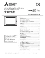 Mitsubishi Electric AE-200A Installation Manual preview