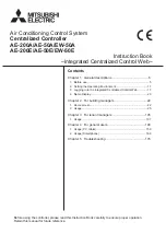 Mitsubishi Electric AE-200A Instruction Book preview