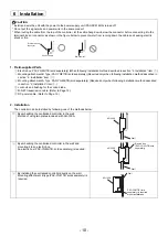 Предварительный просмотр 11 страницы Mitsubishi Electric AG-150A Installation Manual