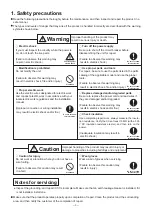 Предварительный просмотр 3 страницы Mitsubishi Electric AH-1006S1-E Handbook