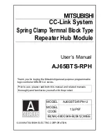 Preview for 1 page of Mitsubishi Electric AJ65BTS-RPH User Manual
