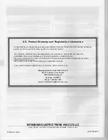 Предварительный просмотр 32 страницы Mitsubishi Electric American Standart NAXWST06A 112A Series Operating Instructions Manual