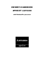 Preview for 2 page of Mitsubishi Electric apricot ls/vs550 Owner'S Handbook Manual