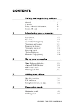 Preview for 4 page of Mitsubishi Electric Apricot LS660 Owner'S Handbook Manual