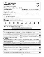 Mitsubishi Electric AT-50A Installation Manual preview