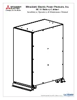 Preview for 1 page of Mitsubishi Electric BC11 Installation, Operation And Maintenance Manual