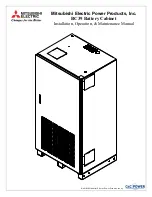 Preview for 1 page of Mitsubishi Electric BC39 Installation, Operation & Maintenance Manual