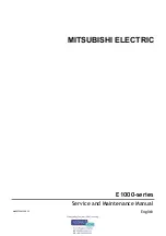 Preview for 1 page of Mitsubishi Electric BEPP K10 Service And Maintenance Manual