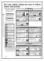 Preview for 2 page of Mitsubishi Electric BF390EK-A Operating Instructions Manual