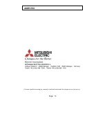 Preview for 12 page of Mitsubishi Electric Black Diamond BDC4803H User Manual