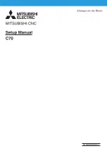 Mitsubishi Electric C70 Setup Manual preview