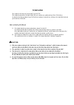 Preview for 2 page of Mitsubishi Electric C70 Setup Manual