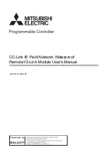 Preview for 1 page of Mitsubishi Electric CC-Link IE Field NZ2GF12A-60IOLH8 User Manual