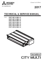 Mitsubishi Electric CITI-MULTI PEFY-WP10VMS1-E Technical & Service Manual preview