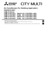 Mitsubishi Electric CITY MULTI CMB-P-NU-G1 Installation Manual preview