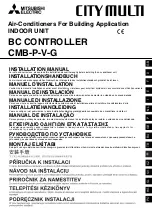 Mitsubishi Electric CITY MULTI CMB-P-V-G Series Installation Manual preview