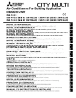 Mitsubishi Electric CITY MULTI CMB-P1010V-GA1 Installation Manual предпросмотр