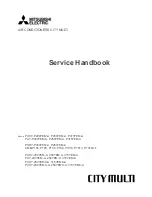 Предварительный просмотр 1 страницы Mitsubishi Electric CITY MULTI CMB-P1016V-F Service Handbook