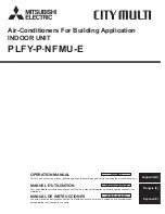 Предварительный просмотр 1 страницы Mitsubishi Electric CITY MULTI NFMU-E Operation Manual