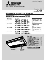 Mitsubishi Electric City Multi PCFY-P100VKM-E Technical & Service Manual preview