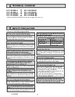 Preview for 2 page of Mitsubishi Electric City Multi PCFY-P100VKM-E Technical & Service Manual