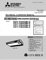 Mitsubishi Electric City Multi PCFY-P15NGMU-E Technical & Service Manual preview