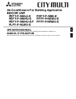 Mitsubishi Electric CITY MULTI PDFY-P-NMU-E Series Operation Manual preview