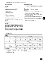 Предварительный просмотр 9 страницы Mitsubishi Electric CITY MULTI PDFY-P-NMU-E Series Operation Manual