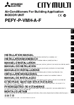 Mitsubishi Electric CITY MULTI PEFY-P-VMH-A-F Series Installation Manual предпросмотр