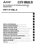 Mitsubishi Electric CITY MULTI PEFY-P-VML-A Installation Manual предпросмотр