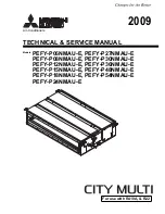 Mitsubishi Electric CITY MULTI PEFY-P06NMAU-E Technical & Service Manual предпросмотр