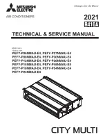 Preview for 1 page of Mitsubishi Electric City Multi PEFY-P06NMAU-E4 Technical & Service Manual