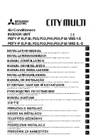 Предварительный просмотр 1 страницы Mitsubishi Electric CITY MULTI PEFY-P15 VMS1-E Installation Manual