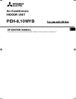 Предварительный просмотр 1 страницы Mitsubishi Electric CITY MULTI PEFY-P15 VMS1-E Operation Manual