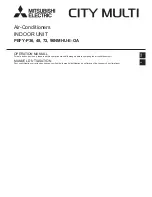 Mitsubishi Electric CITY MULTI PEFY-P36NMHU-E-OA Operation Manual предпросмотр