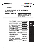 Mitsubishi Electric City Multi PFFY-P VKM-E Series Installation Manual предпросмотр