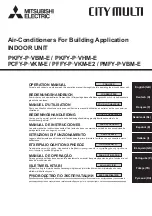 Mitsubishi Electric City Multi PFFY-P-VKM-E2 Operation Manual предпросмотр