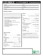 Preview for 1 page of Mitsubishi Electric City Multi PKFY-P24NKMU-E2 Specifications