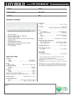 Mitsubishi Electric City Multi PKFY-P30NKMU-E2 Specifications предпросмотр