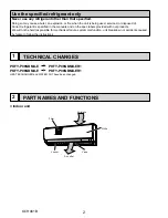 Предварительный просмотр 2 страницы Mitsubishi Electric City Multi PKFY Series Technical & Service Manual