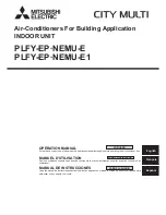 Предварительный просмотр 1 страницы Mitsubishi Electric CITY MULTI PLFY-EP.NEMU-E Series Operation Manual