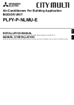 Mitsubishi Electric City Multi PLFY-P-NLMU-E Installation Manual preview