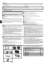 Предварительный просмотр 2 страницы Mitsubishi Electric City Multi PLFY-P VEM-E Series Installation Manual