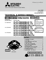 Mitsubishi Electric City Multi PLFY-P08NCMU-E Technical & Service Manual preview